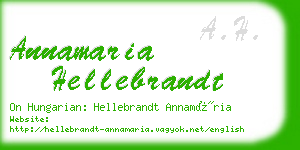 annamaria hellebrandt business card